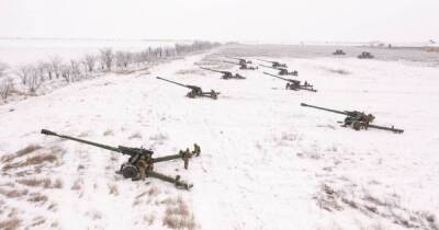 Украинские военные провели учения возле оккупированного Крыма (ФОТО, ВИДЕО)