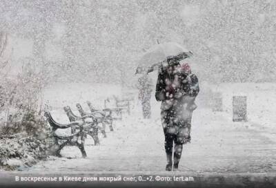 На Украину обрушатся сильные снегопады