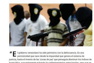 В Венесуэле трупами закончилась дележка полезных ископаемых преступными группировками