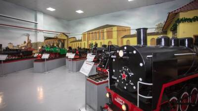 На выставке железнодорожной ретротехники в Воронеже открылось «паровозное депо»
