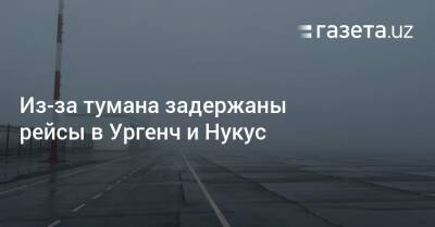 Из-за тумана задержаны рейсы в Ургенч и Нукус