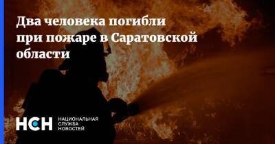 Два человека погибли при пожаре в Саратовской области