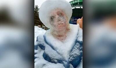 Зомби-снегурочку обнаружили жители села в Башкирии