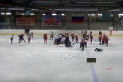 Родителям пришлось разнимать массовую драку детских хоккейных команд в Кузбассе