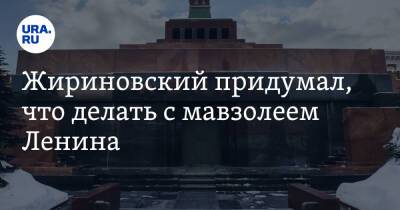 Жириновский придумал, что делать с мавзолеем Ленина