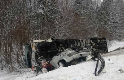 ДТП с опрокидыванием автобуса в Витебской области: один человек погиб