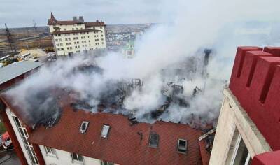 На Киевщине произошел масштабный пожар в отеле