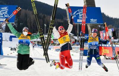 Наталья Непряева выиграла масс-старт Тур де Ски 2022