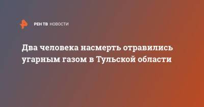 Два человека насмерть отравились угарным газом в Тульской области - ren.tv - Ставрополье - Тульская обл.