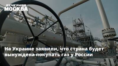 На Украине заявили, что страна будет вынуждена покупать газ у России