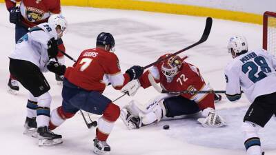 «Флорида» победила «Сан-Хосе» в матче НХЛ, Бобровский отразил 30 бросков