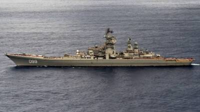 Атомный крейсер «Петр Великий» принял участие в морских маневрах Северного флота