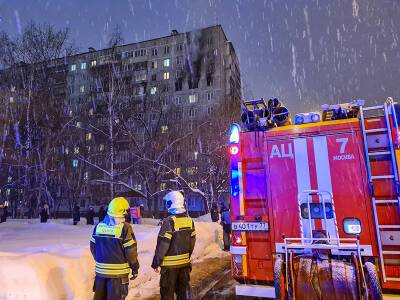 Очевидцы рассказали о страшном пожаре в жилом доме в Чертанове - tvc.ru - район Чертаново