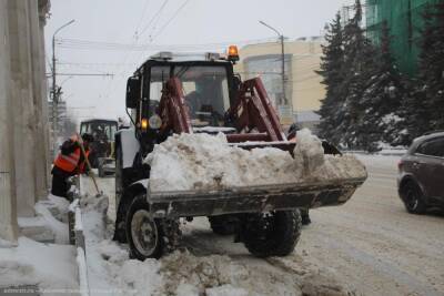 В Рязани на круглосуточную уборку снега выделили почти 8 млн рублей