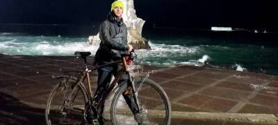 Путешественник из Карелии прибыл в Севастополь, чтобы доехать оттуда до Владивостока на велосипеде