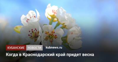 Когда в Краснодарский край придет весна