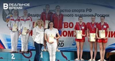 Ученики спортшколы Челнов завоевали серебро и бронзу в Первенстве РФ по синхронному плаванию среди юниоров
