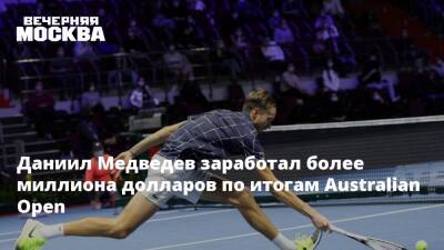 Рафаэль Надаль - Австралия - Даниил Медведев - Даниил Медведев заработал более миллиона долларов по итогам Australian Open - vm.ru - Австрия - Россия - Австралия - Испания