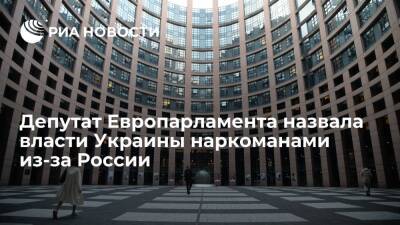 Депутат Европарламента Крамон назвала власти Украины наркоманами из-за слов о России