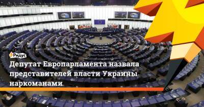 Депутат Европарламента назвала представителей власти Украины наркоманами