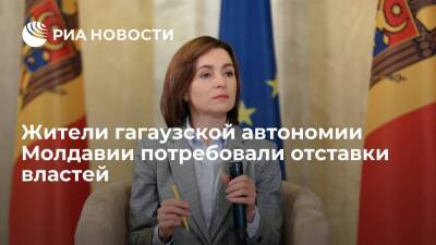 Жители гагаузской автономии Молдавии потребовали отставки властей из-за роста тарифов