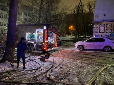 В Ростове произошел пожар