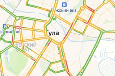 Пробки в Туле: что происходит на дорогах города утром 31 января