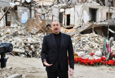 Президент Ильхам Алиев: В среднем я посещаю Гянджу каждый год