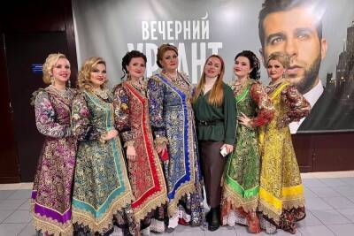 Народный ансамбль «Сорока» из Новгорода побывал на федеральном канале
