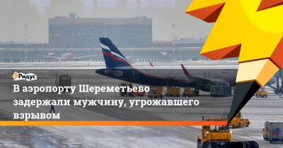 Ваэропорту Шереметьево задержали мужчину, угрожавшего взрывом