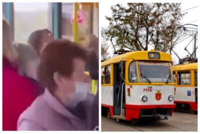Женщины устроили драку в трамвае Одессы, кадры: "Надень маску, у меня дети" - politeka.net - Украина - Одесса - Одесса