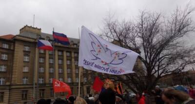 В Праге прошла демонстрация против войны на Донбассе. ФОТО - cxid.info - Украина - ДНР - Чехия - ЛНР - Прага