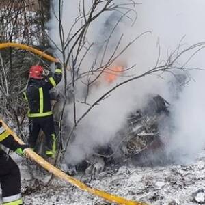 В Ивано-Франковской области произошло смертельное ДТП: водитель погиб в огне. Фото