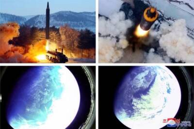 КНДР представила фотосвидетельства запуска ракеты в космос