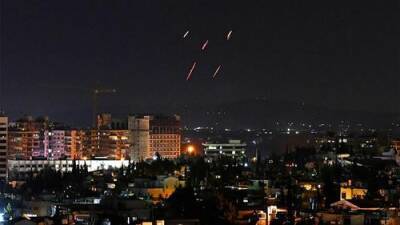 Авиация Израиля обстреляла проиранских боевиков на севере Дамаска