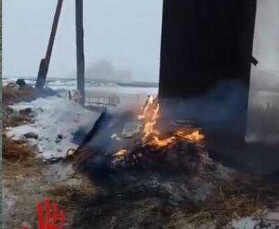 «Резиной и сеном». Жители села на Южном Урале вынуждены сами греть водонапорную башню