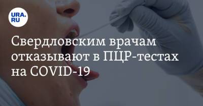 Свердловским врачам отказывают в ПЦР-тестах на COVID-19