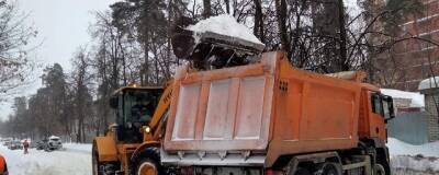 Службы ЖКХ Раменского округа продолжают борьбу с последствиями снегопада