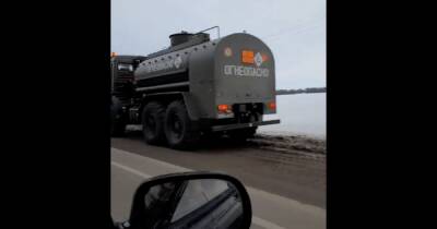 Россия перебрасывает в оккупированный Крым полевые заправочные станции (видео)