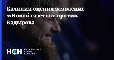 Каляпин оценил заявление «Новой газеты» против Кадырова