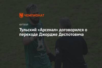 Тульский «Арсенал» договорился о переходе Джордже Деспотовича