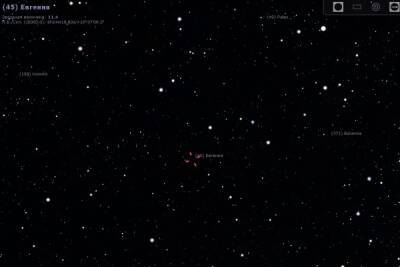 В Тверской области можно будет увидеть покрытие звезды из созвездия Рака астероидом Евгения