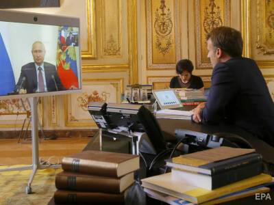 Макрон и Путин второй раз за три дня обсуждали Украину в телефонном режиме
