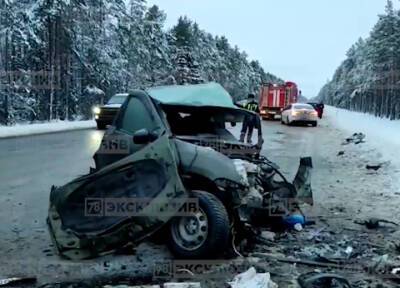 В Ленинградской области в аварии с иномарками погибли двое, пострадавших детей спасли