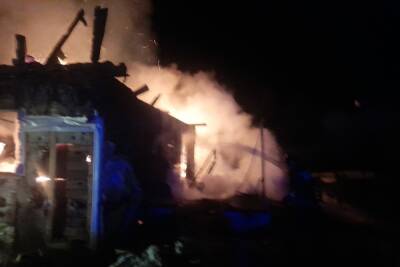 В 33 регионе полностью выгорел частный дом - vladimir.mk.ru - район Гусь-Хрустальный