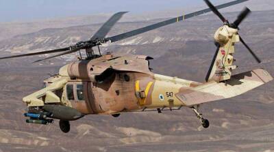 В Израиле разбился военный вертолет, есть погибшие