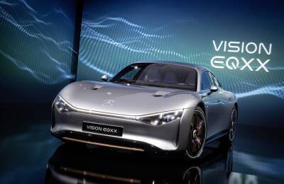 Mercedes представил электрический концепт EQXX с дальностью хода 1000 км