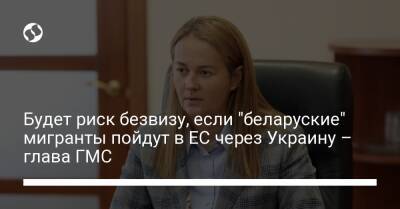 Будет риск безвизу, если "беларуские" мигранты пойдут в ЕС через Украину – глава ГМС