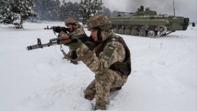 Украинские военные отработали «налет» вблизи границы с Крымом