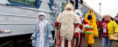 В Тулу 4 января прибыл поезд Деда Мороза из Великого Устюга